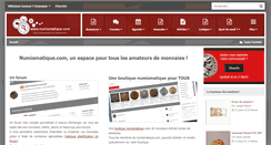 Desktop Screenshot of numismatique.com